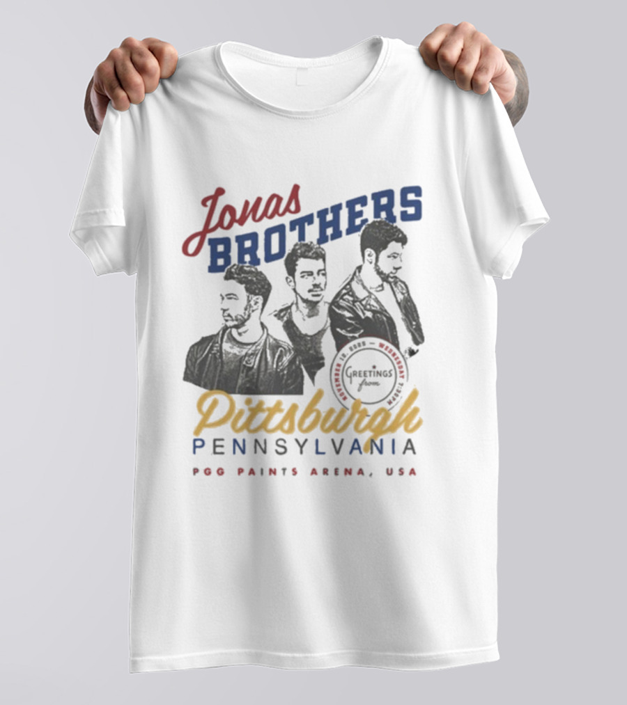 Jonas Brothers Pittsburgh Pennsylvania PPG Paints Arena November 12 2025 USA T-Shirt