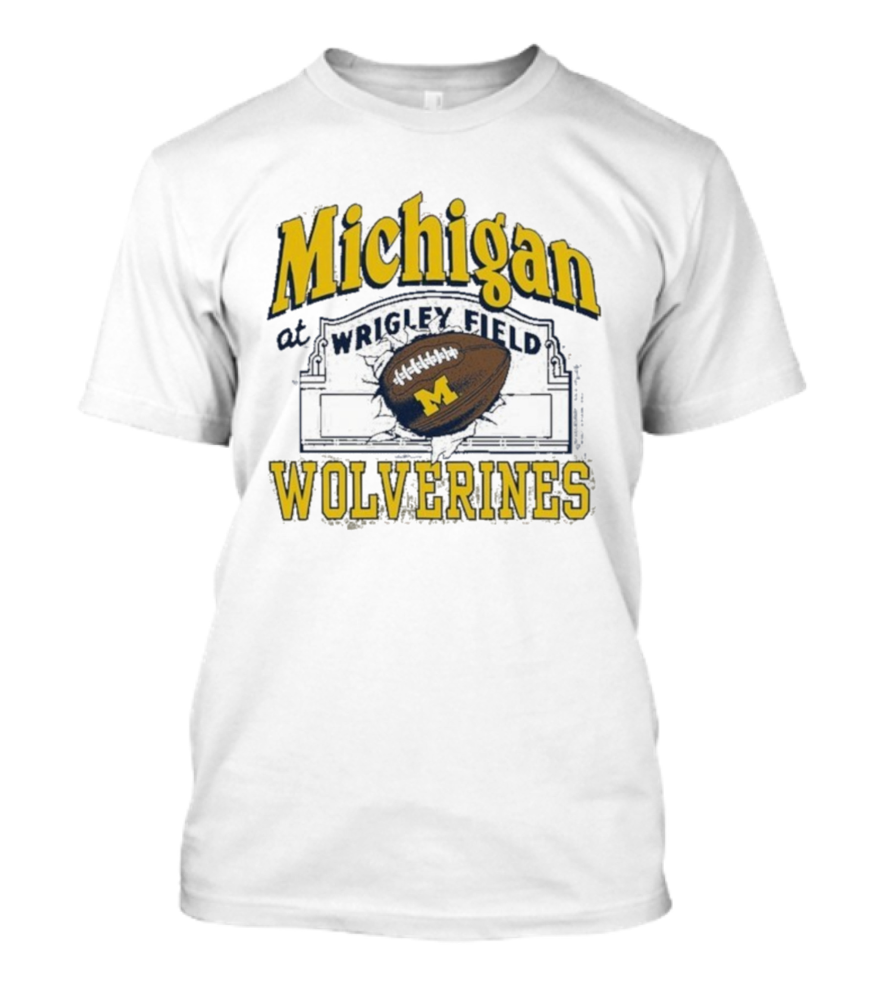 Michigan Wolverines At Wrigley Field Football Event T-Shirt