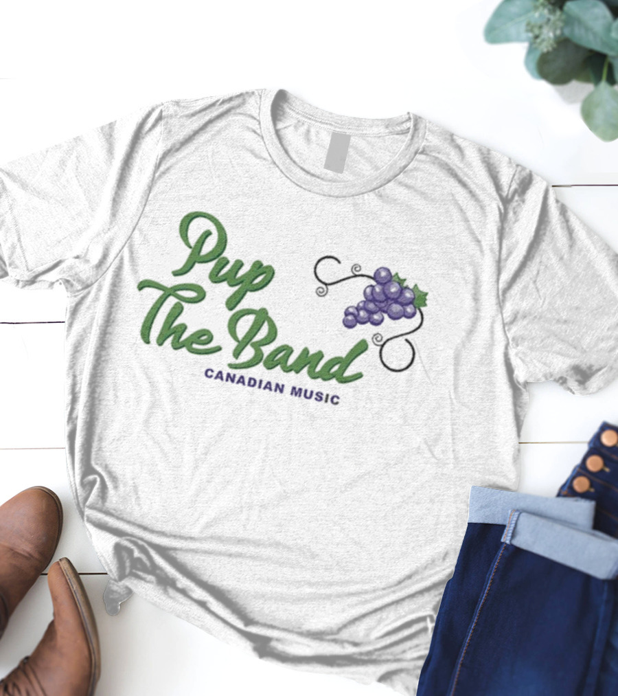 PUP The Band Canadian Mus C Grape Imagery T-Shirt