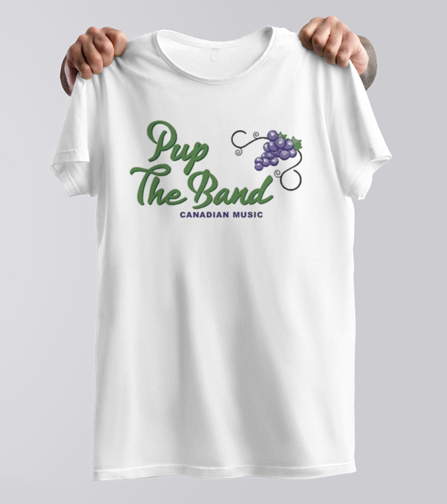 PUP The Band Canadian Mus C Grape Imagery T-Shirt