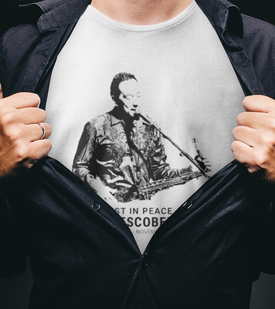 RIP Cleto Escobedo III Rest In Peace August 1964 November 2023 Jimmy Kimmel Live Bandleader T-Shirt