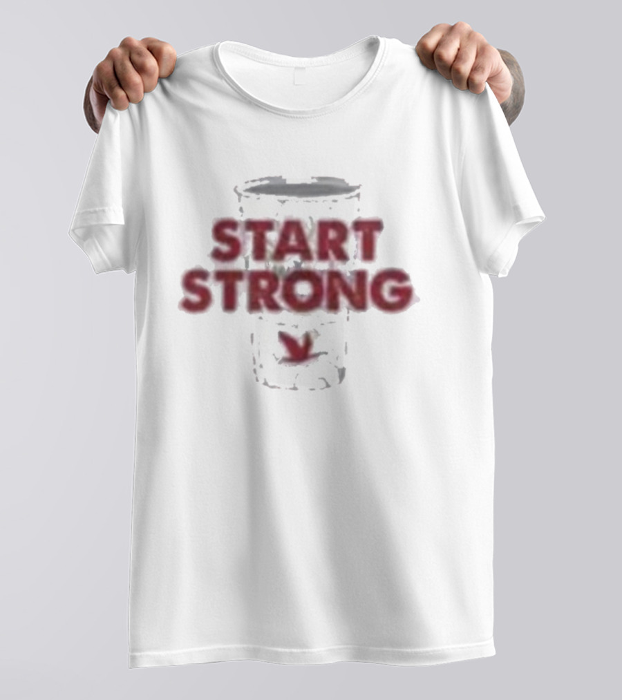 Start Strong Wawa Coffee Cup T-Shirt