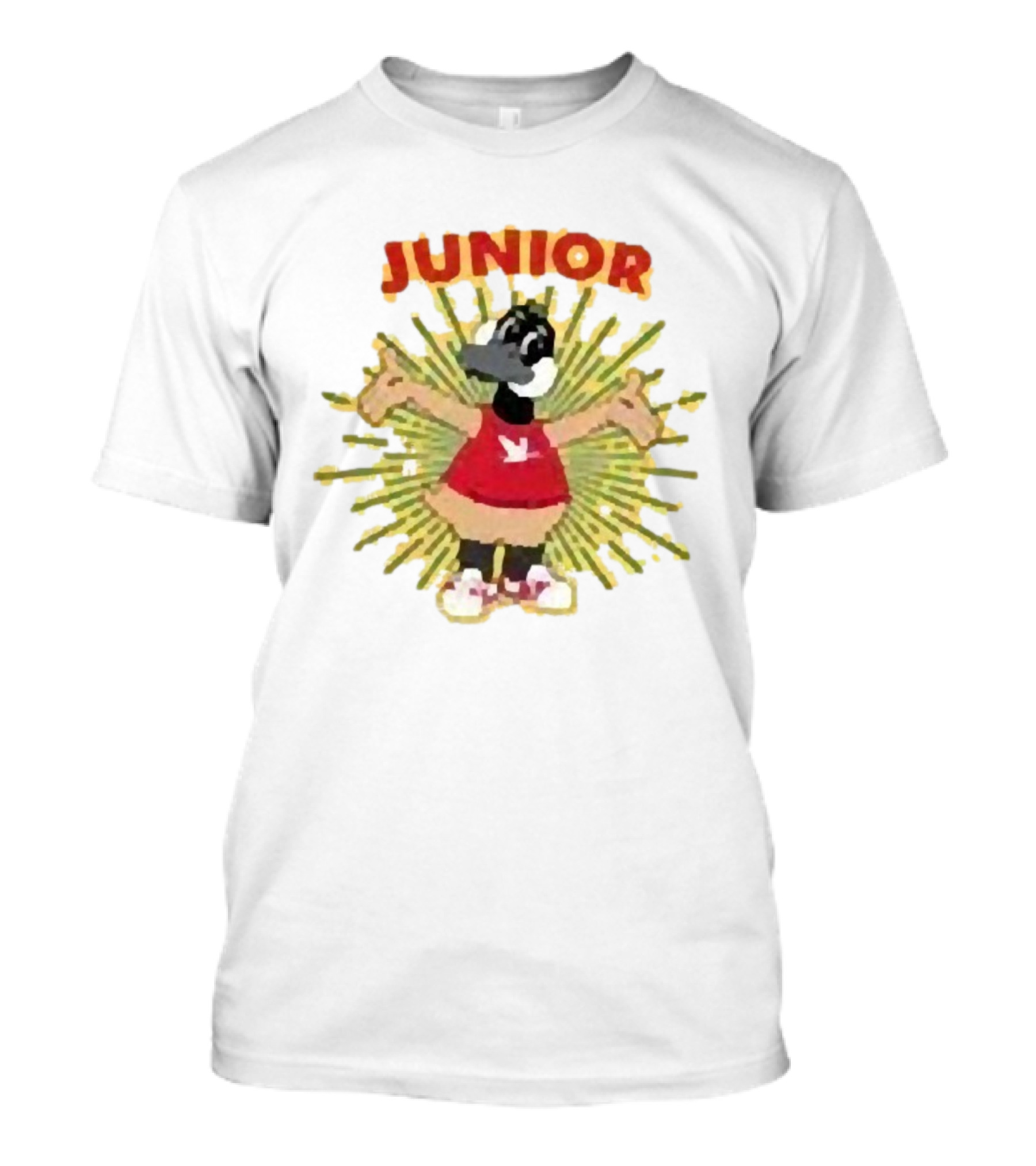 Wawa Junior Mascot Character With Radiant Burst T-Shirt