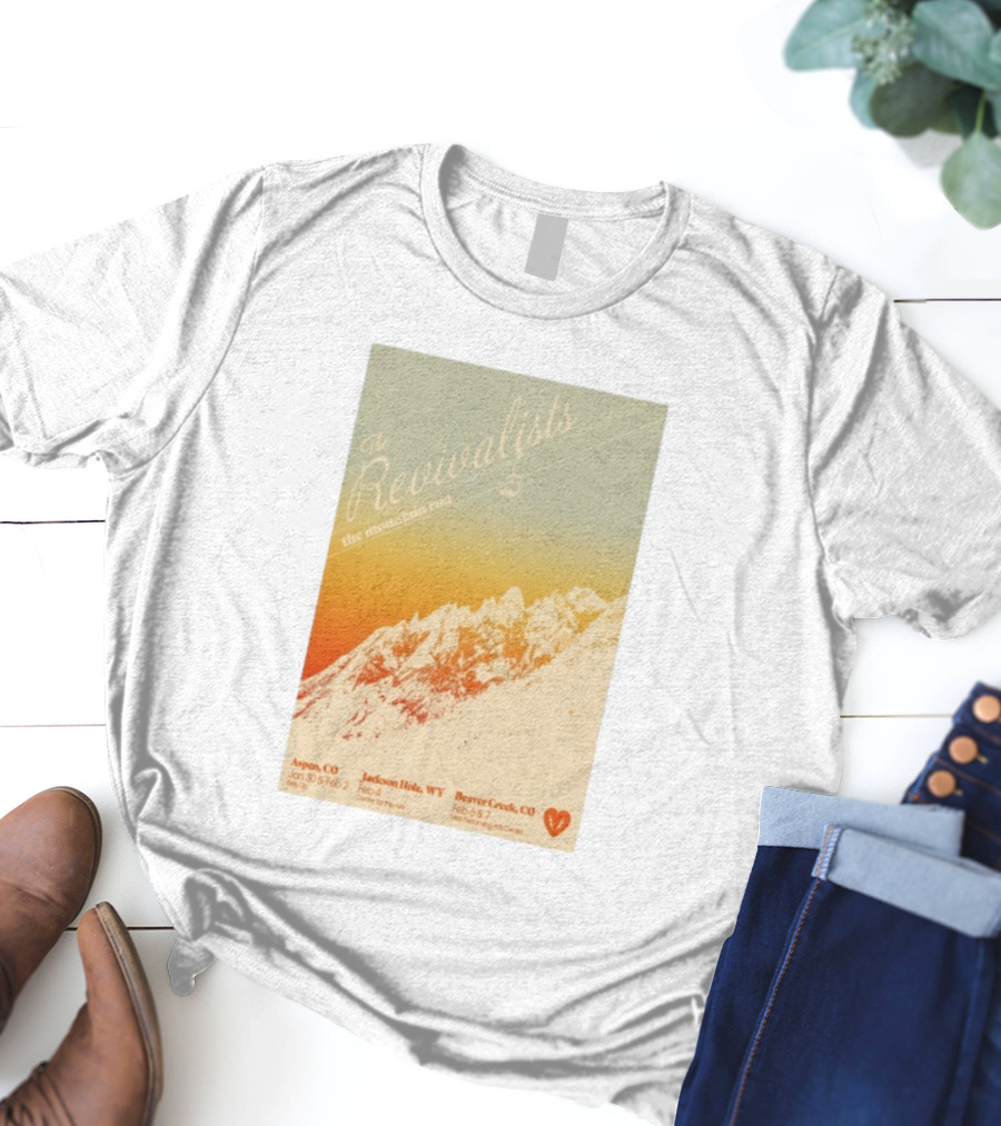 The Revivalists The Mountain Run Aspen Jackson Hole Beaver Creek 2026 T-Shirt