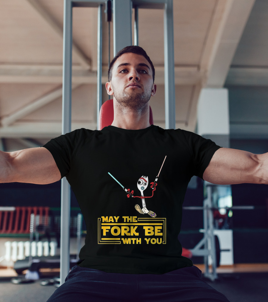Forky May The Fork Be With You Star Wars Parody T-Shirt