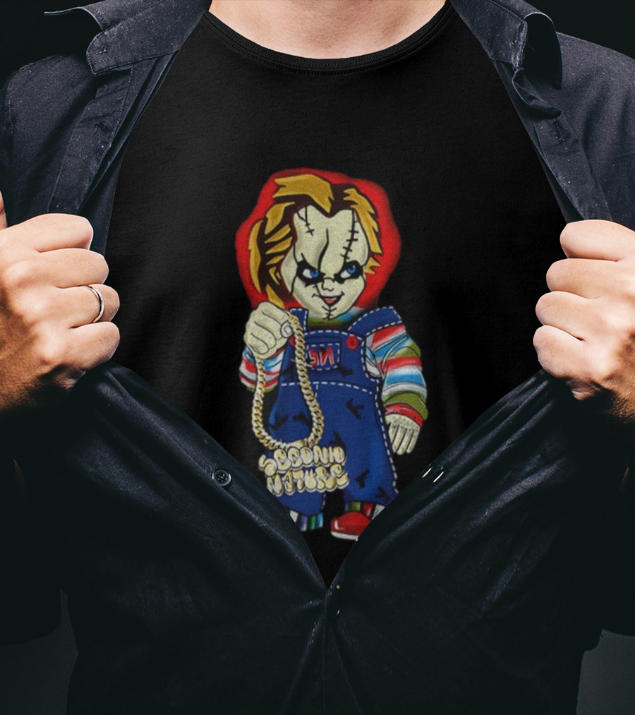 Chucky Child’s Play Second Nature Halloween Horror Figurine Chain T-Shirt