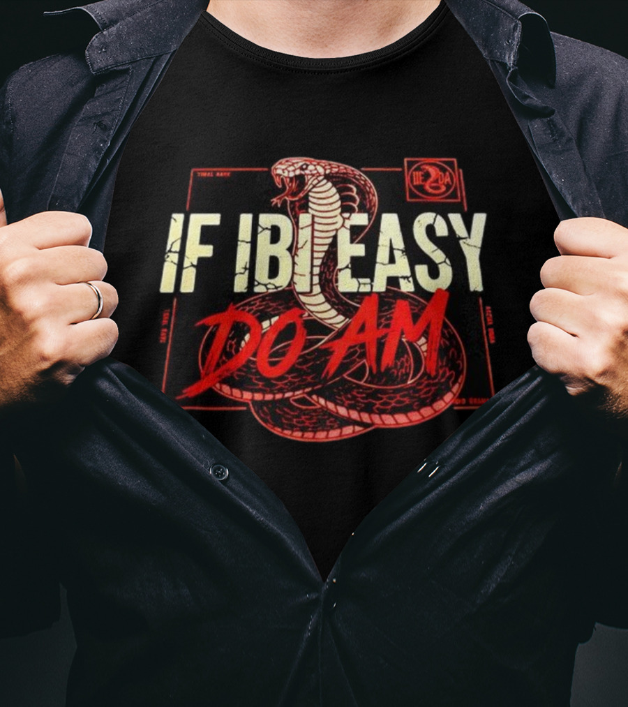 If IbI Easy Do Am Snake Illustration T-Shirt
