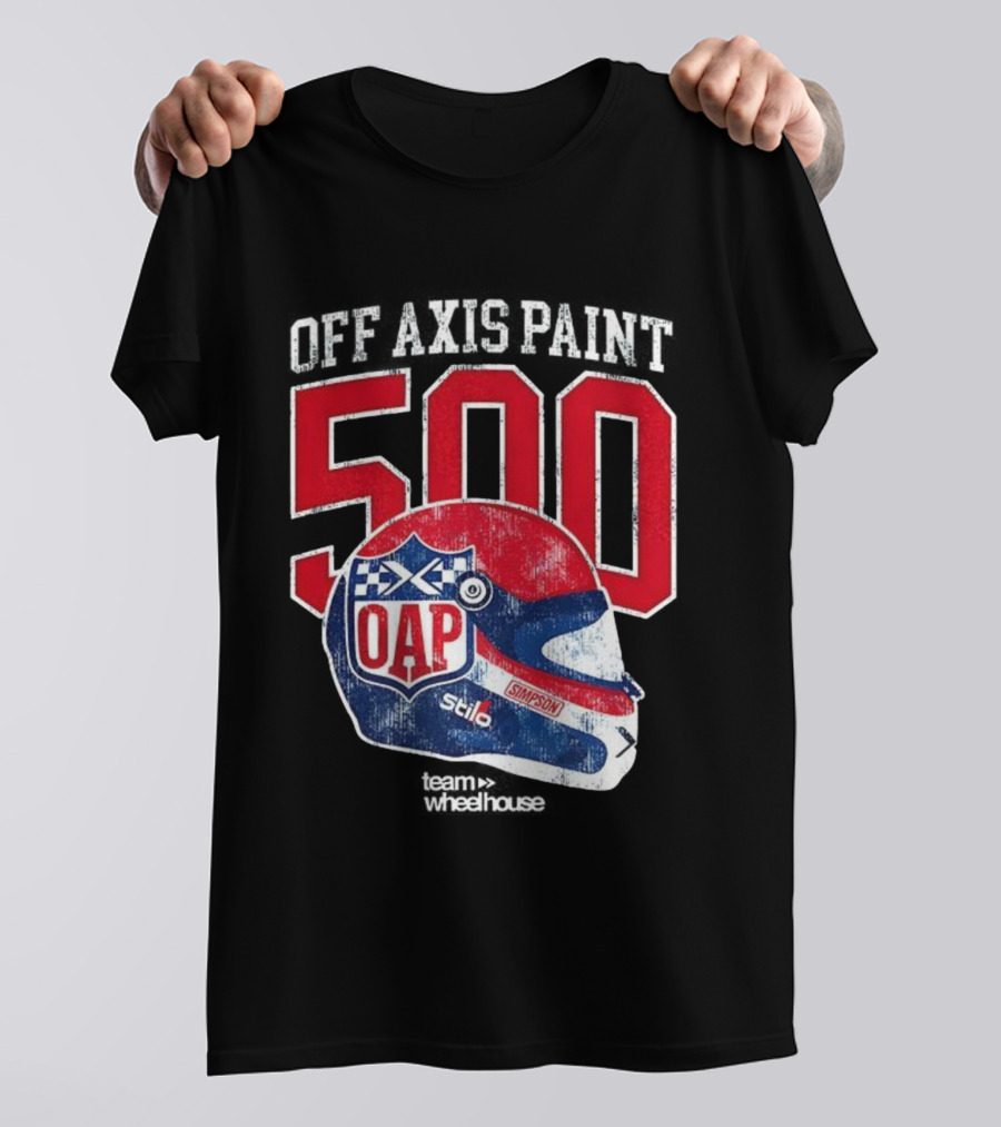 Off Axis Paint 500 OAP Helmet Stilo Simpson Racing T-Shirt