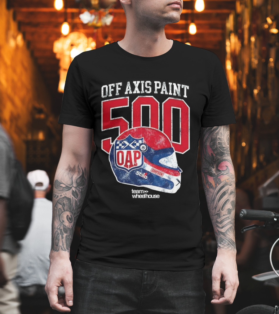 Off Axis Paint 500 OAP Helmet Stilo Simpson Racing T-Shirt
