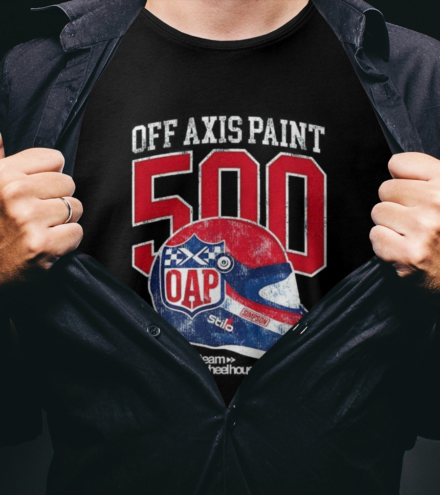 Off Axis Paint 500 OAP Helmet Stilo Simpson Racing T-Shirt