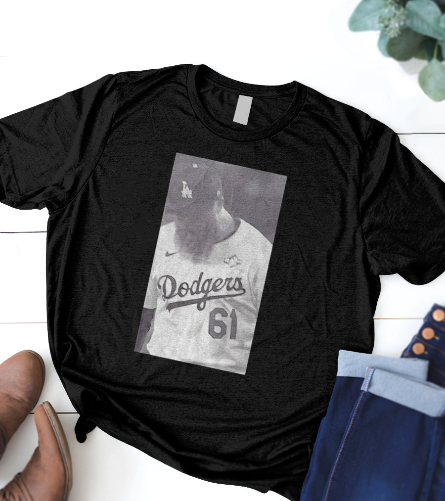 Will Klein 61 Los Angeles Dodgers MLB Baseball Vintage 2025 Commemorative Apparel T-Shirt