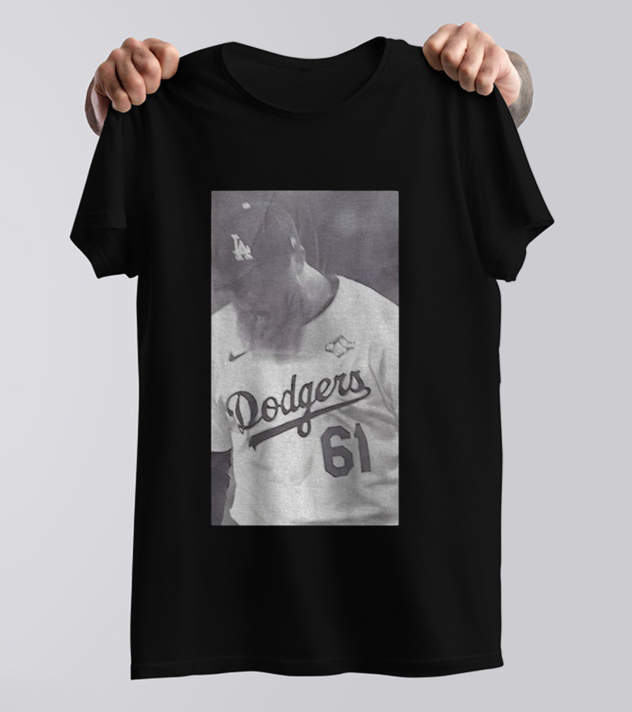 Will Klein 61 Los Angeles Dodgers MLB Baseball Vintage 2025 Commemorative Apparel T-Shirt