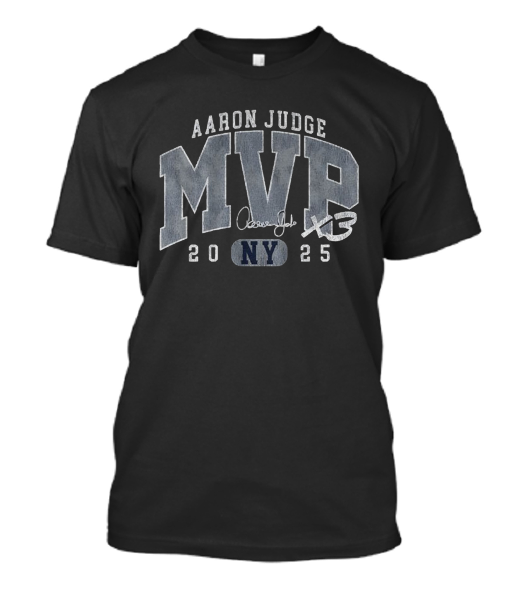 Aaron Judge MVP X3 NY Yankees 2025 Baseball T-Shirt