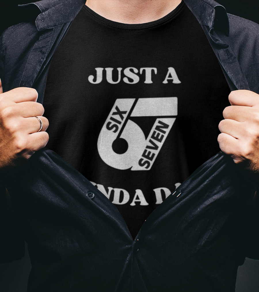 Just A 67 Six Seven Kinda Day Meme T-Shirt