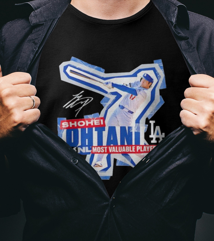 Shohei Ohtani LA Dodgers NL Most Valuable Player T-Shirt