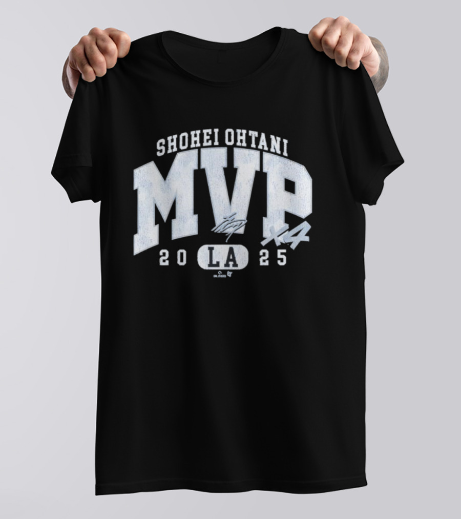 Shohei Ohtani MVP 2025 LA Signature T-Shirt