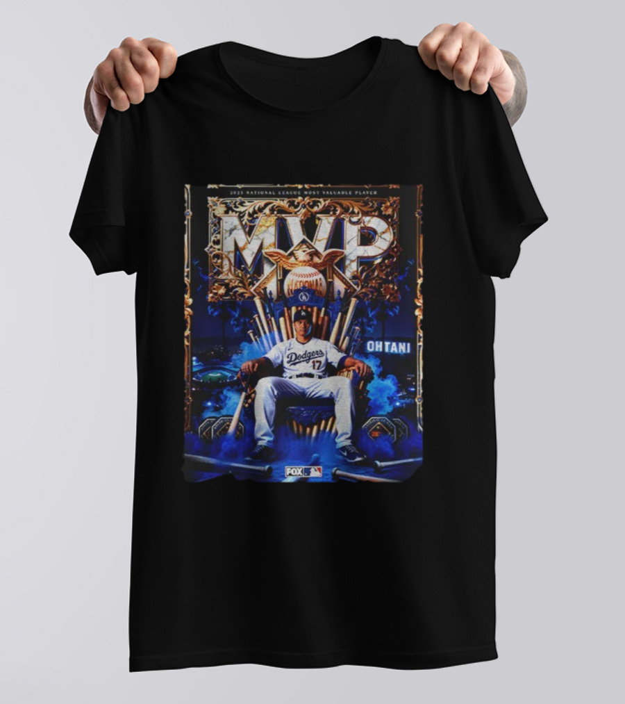 Shohei Ohtani 2025 National League MVP Los Angeles Dodgers FOX MLB Baseball T-Shirt
