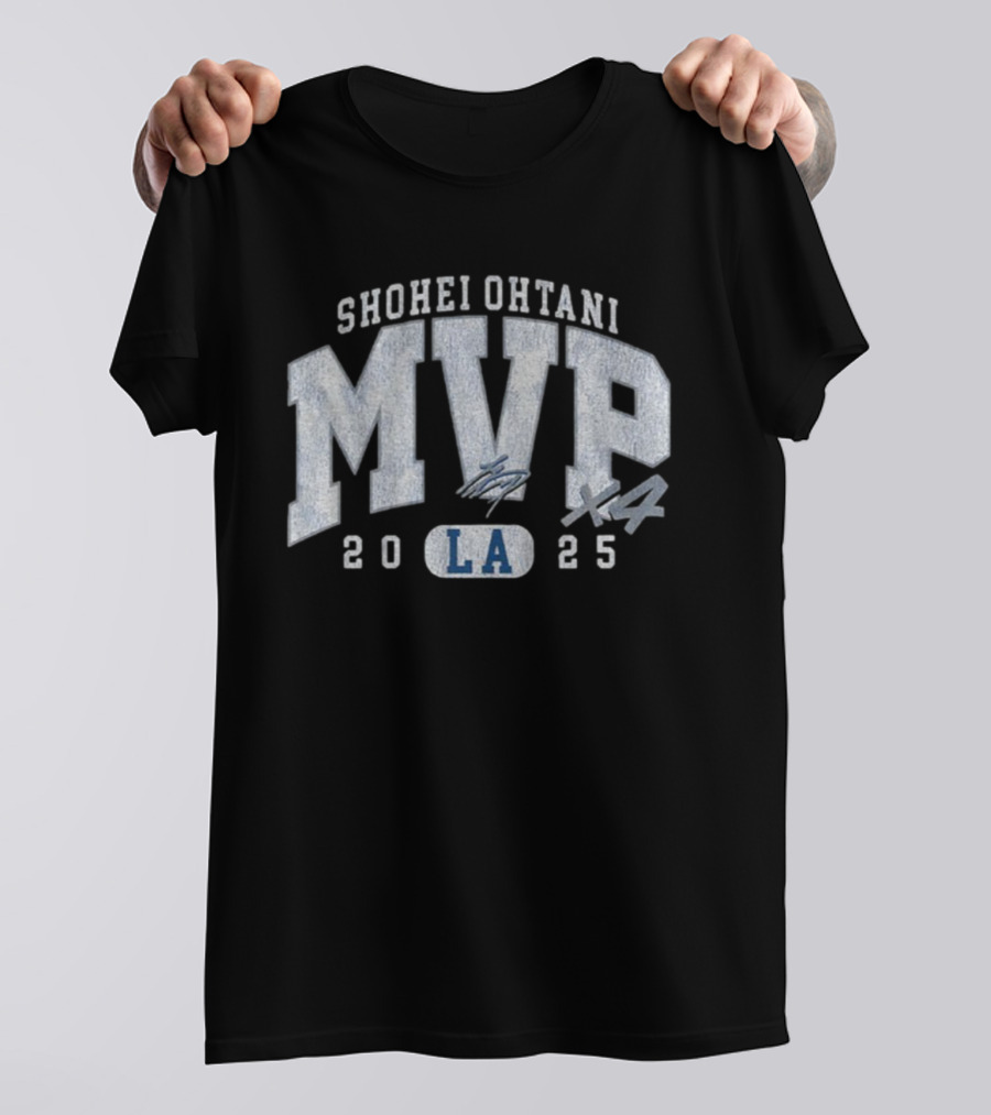 Shohei Ohtani MVP 2025 LA X4 T-Shirt