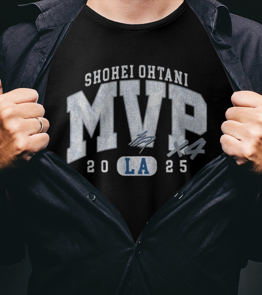 Shohei Ohtani MVP 2025 LA X4 T-Shirt