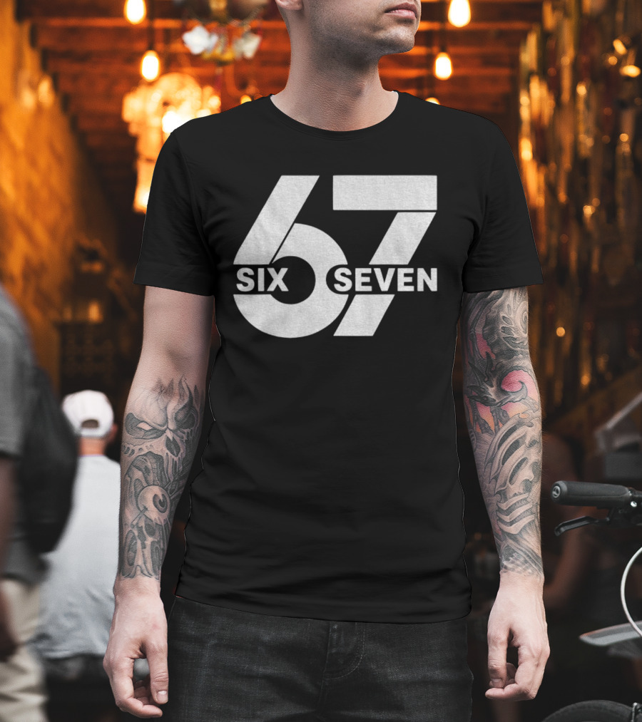 Six Seven 67 Meme Trendy Design T-Shirt