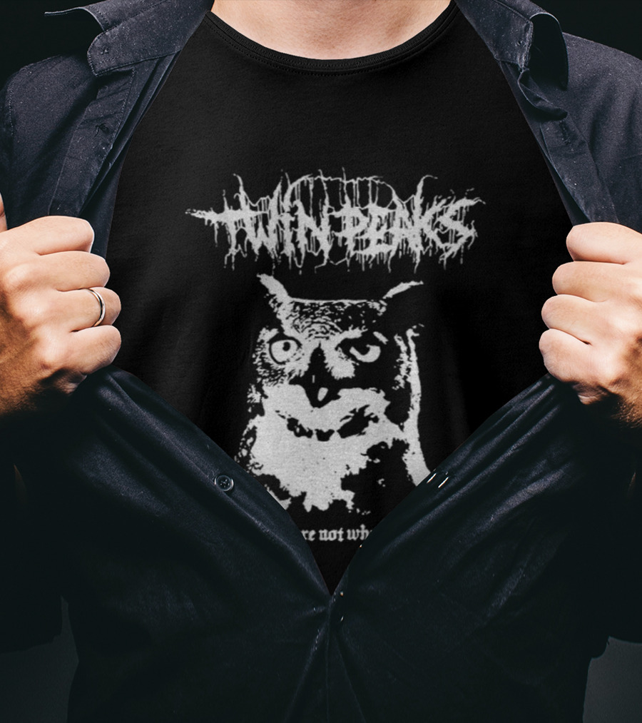 Twin Peaks The Owls Are Not What They Seem Mysterious Owl Graphic T-Shirt