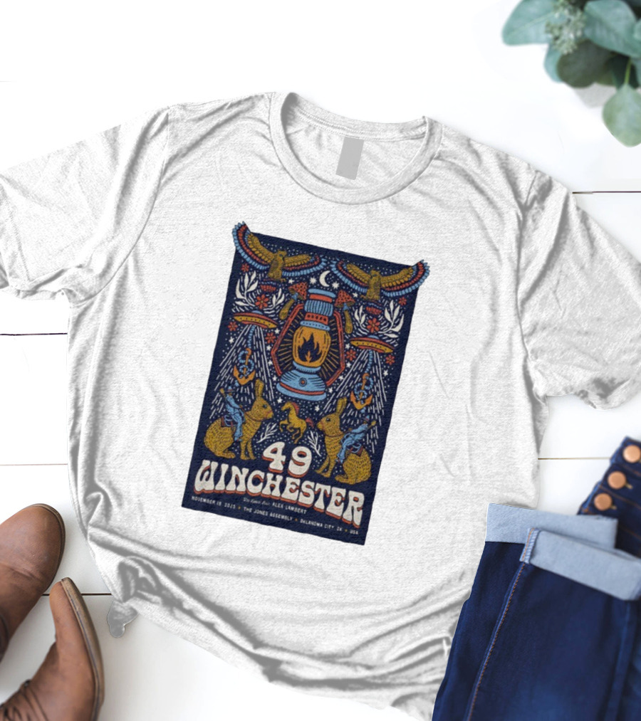 49 Winchester Oklahoma City November 19 2025 The Jones Assembly Event T-Shirt