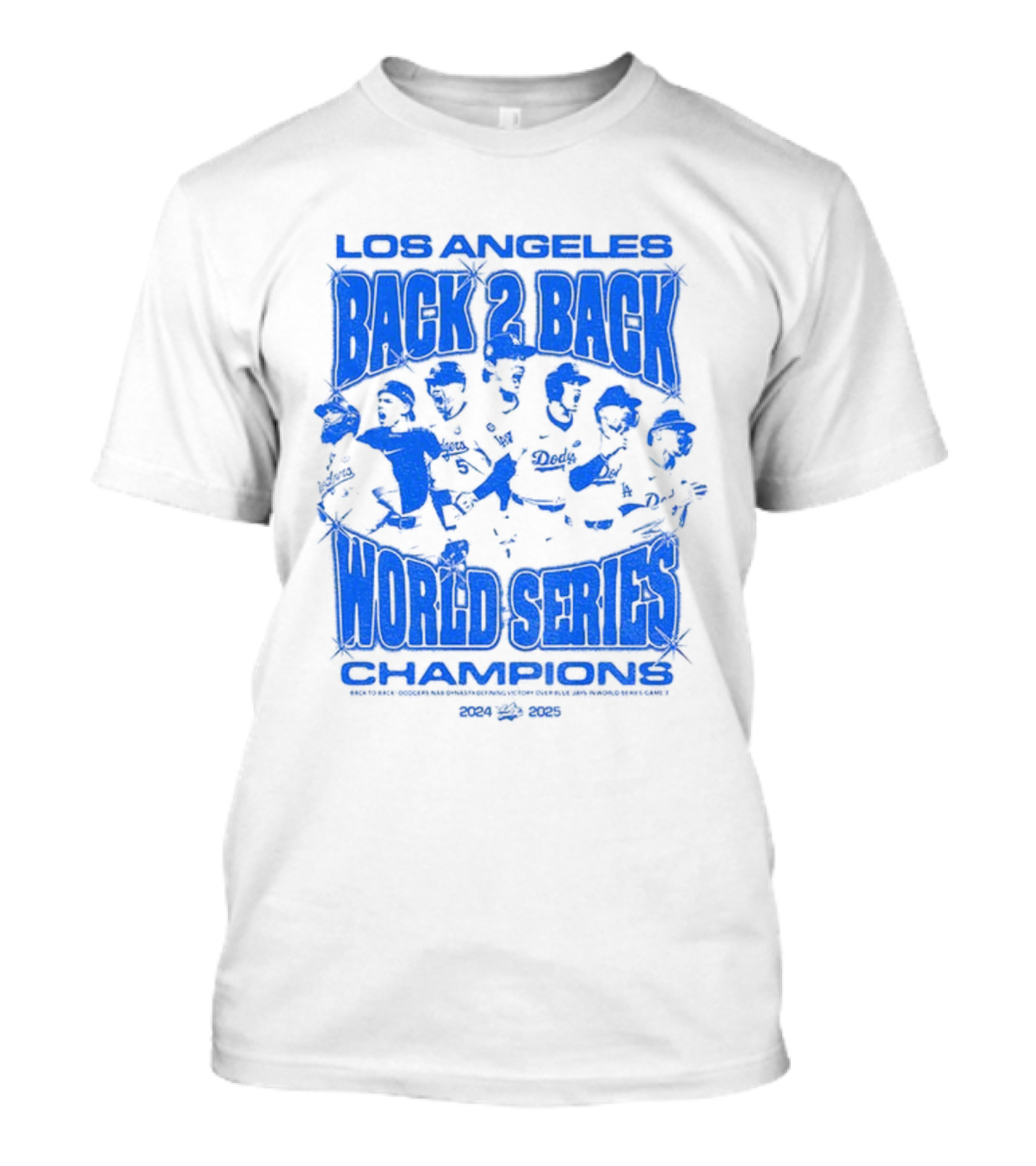 Los Angeles Back 2 Back World Series Champions 1992-1993 T-Shirt