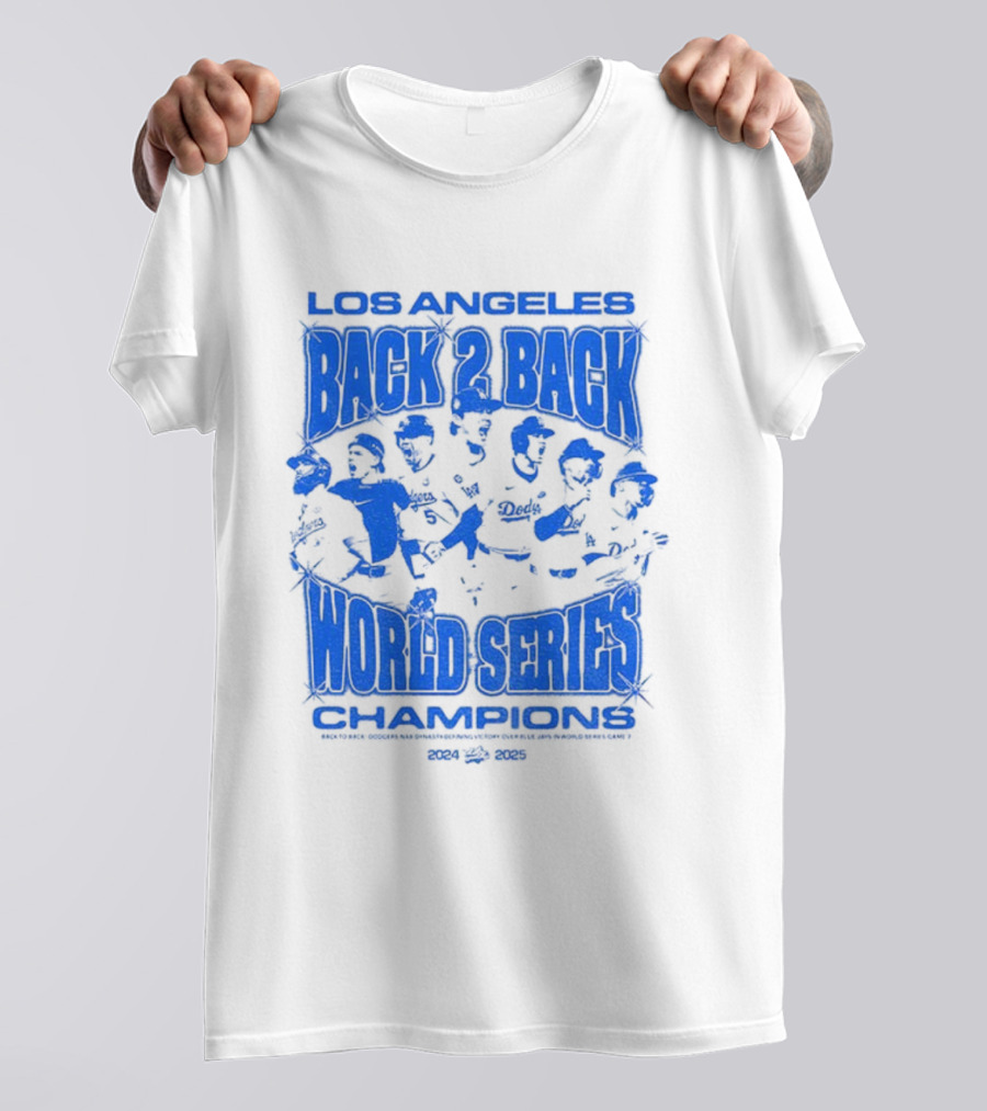 Los Angeles Back 2 Back World Series Champions 1992-1993 T-Shirt