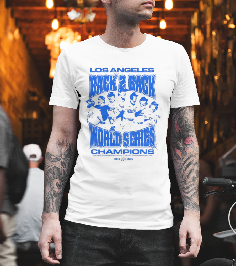 Los Angeles Back 2 Back World Series Champions 1992-1993 T-Shirt