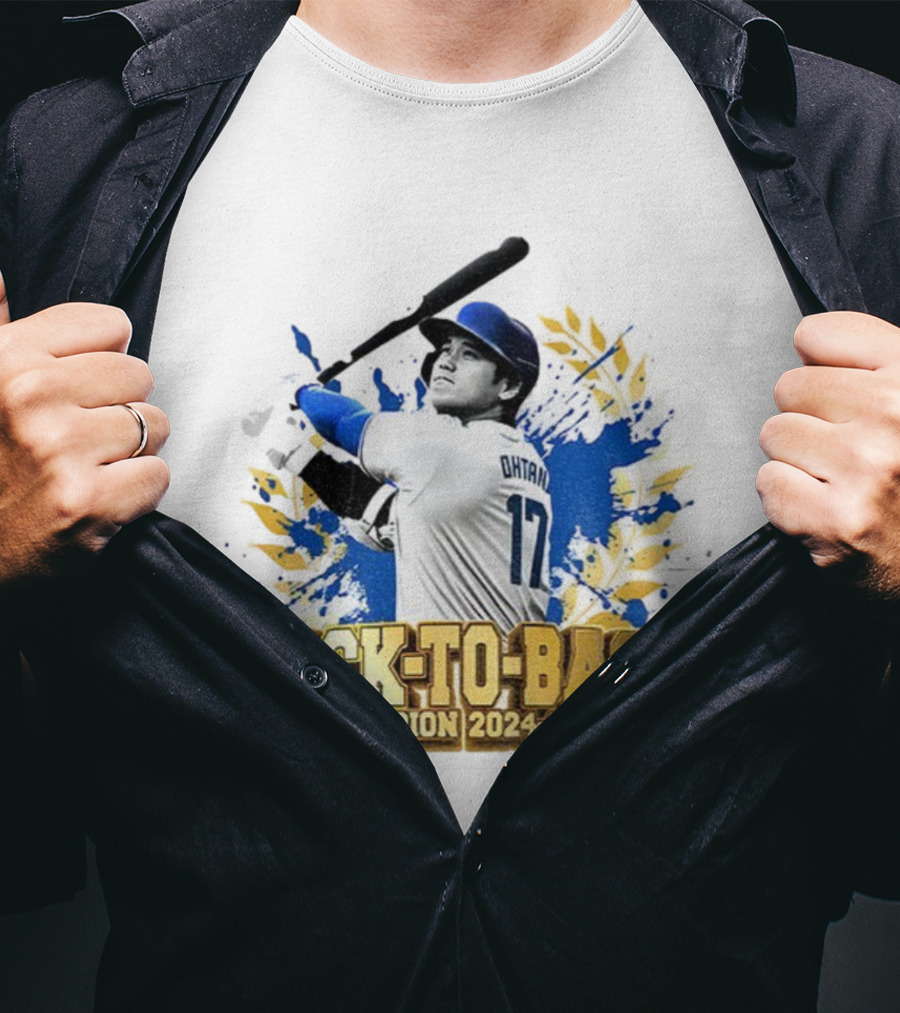 Shohei Ohtani Back-To-Back Champion 2024-2025 Dodgers MVP T-Shirt