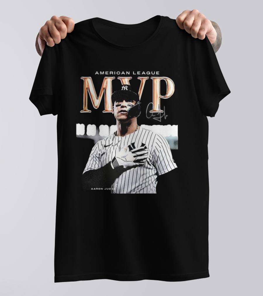 Aaron Judge MVP New York Yankees American League Signature T-Shirt