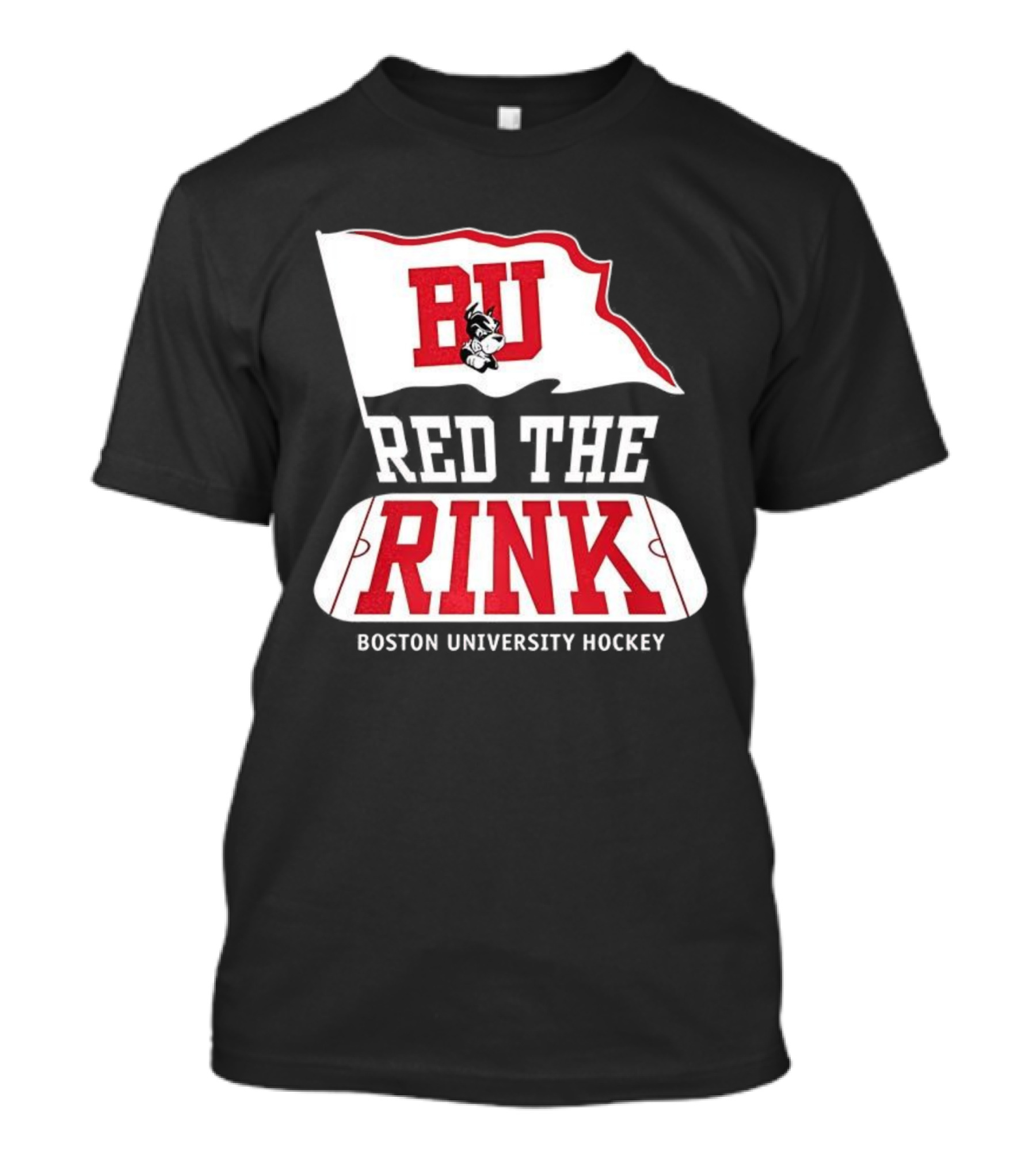 Boston University Hockey BU Red The Rink Event T-Shirt