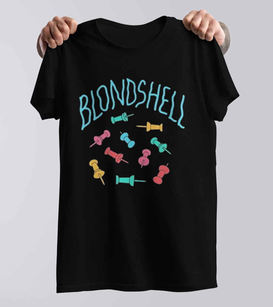 Blondshell Colorful Thumbtack Collection T-Shirt