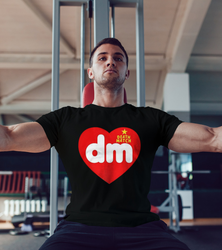 DM DeathMatch Heart Beanbag Bear T-Shirt