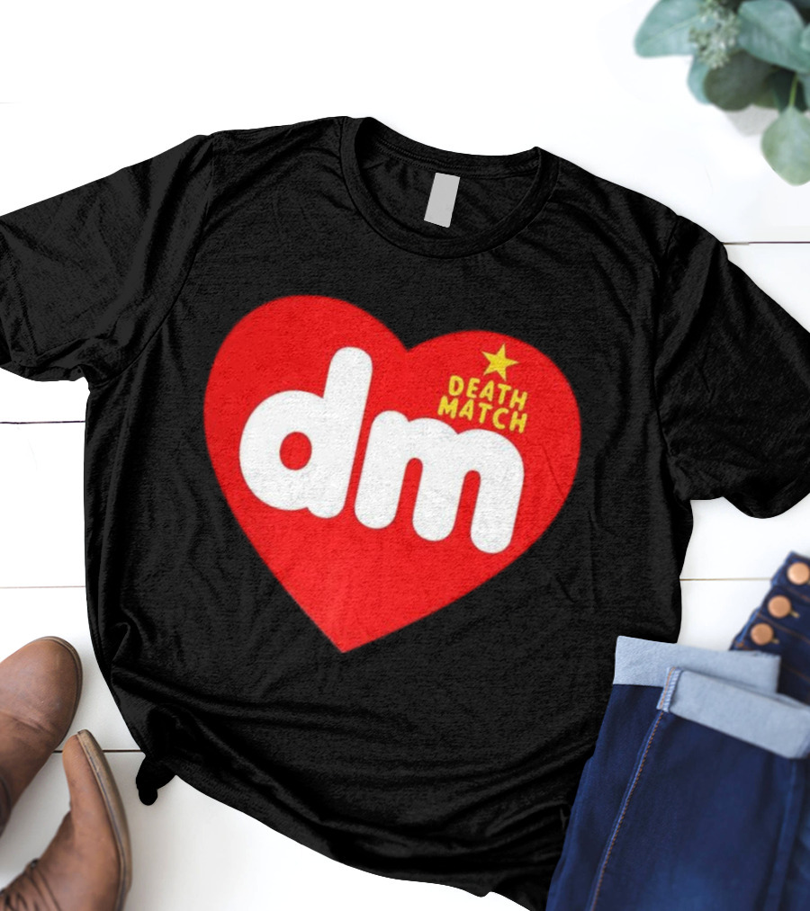 DM DeathMatch Heart Beanbag Bear T-Shirt