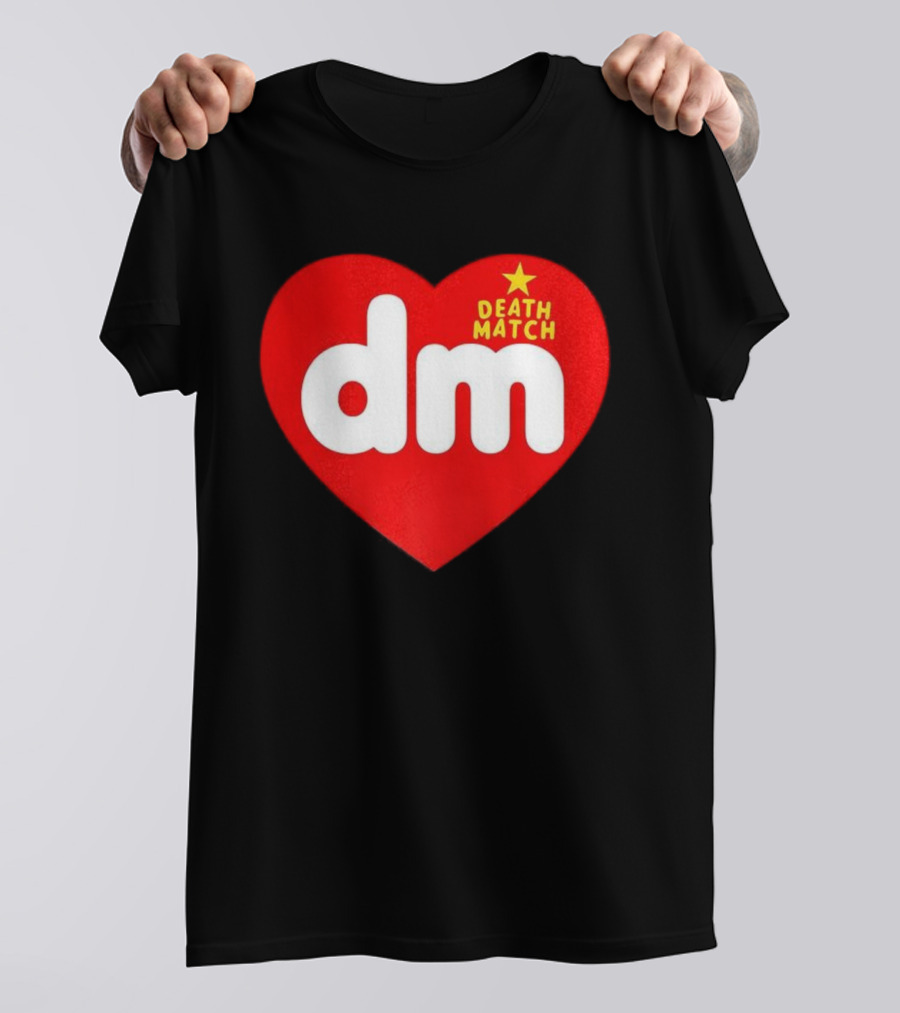 DM DeathMatch Heart Beanbag Bear T-Shirt