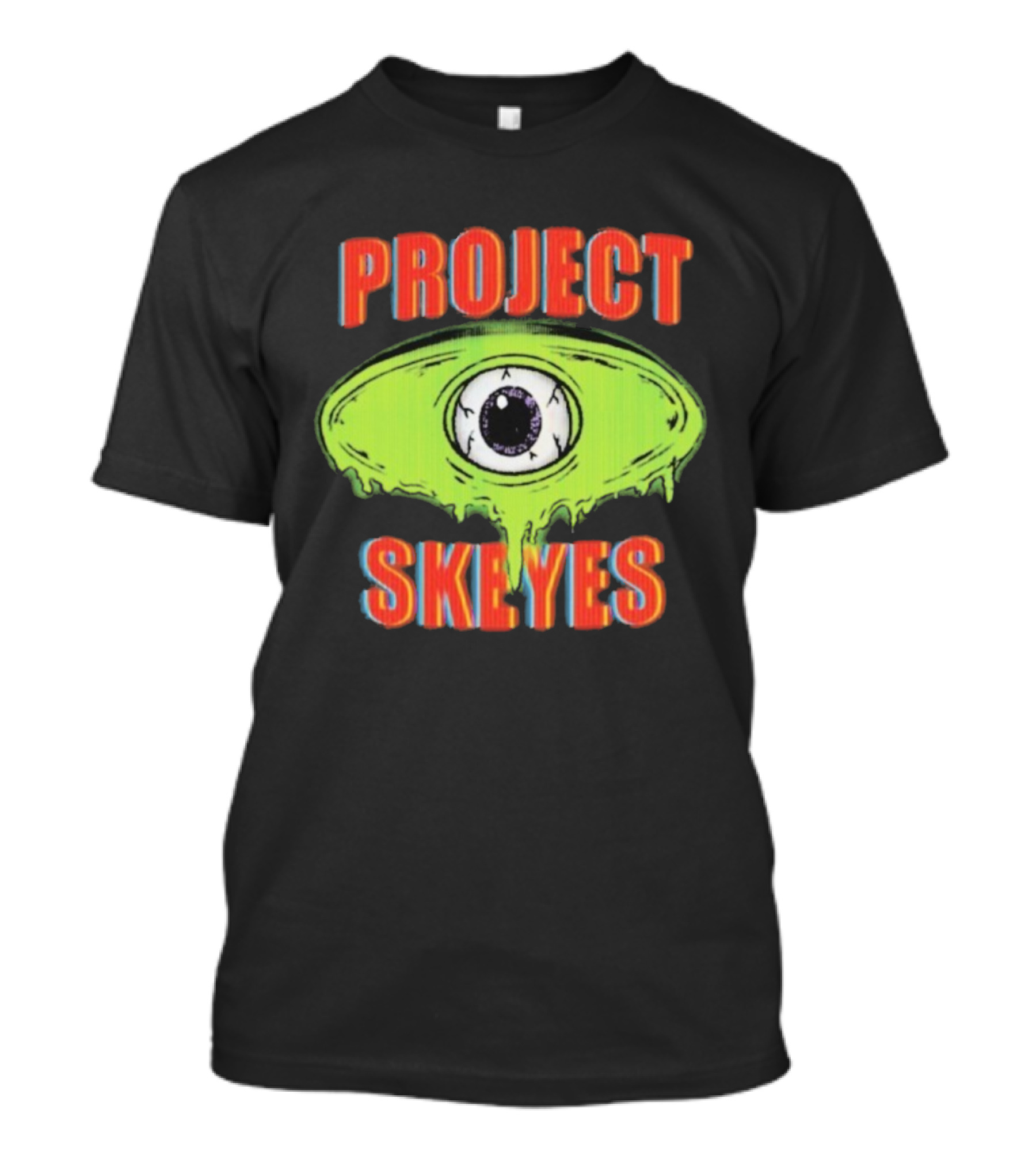 Project Skeyes Groovy Society Eye Motif T-Shirt