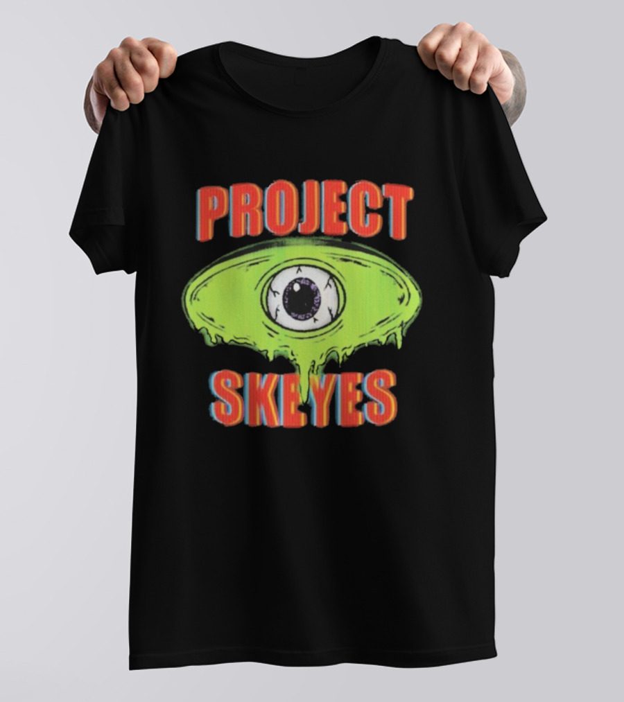 Project Skeyes Groovy Society Eye Motif T-Shirt