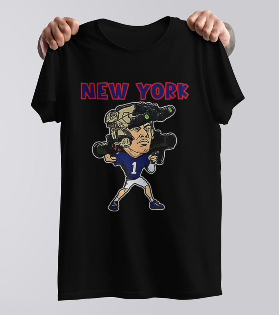 Jaxson Dart New York Giants Soldier Football Player T-Shirt