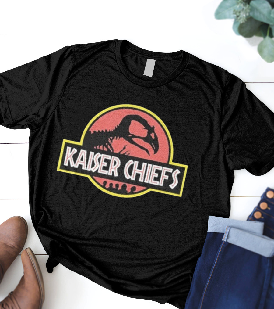 Kaiser Chiefs Jurassic Park T-Rex Skeleton Collaboration T-Shirt