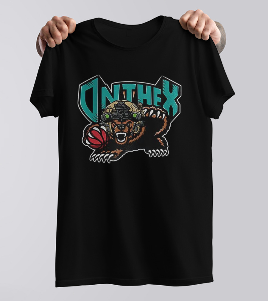 ON THE X Memphis Grizzlies Soldier Mascot T-Shirt