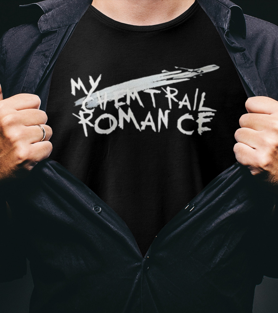 My Chemtrail Romance Airplane Parody T-Shirt
