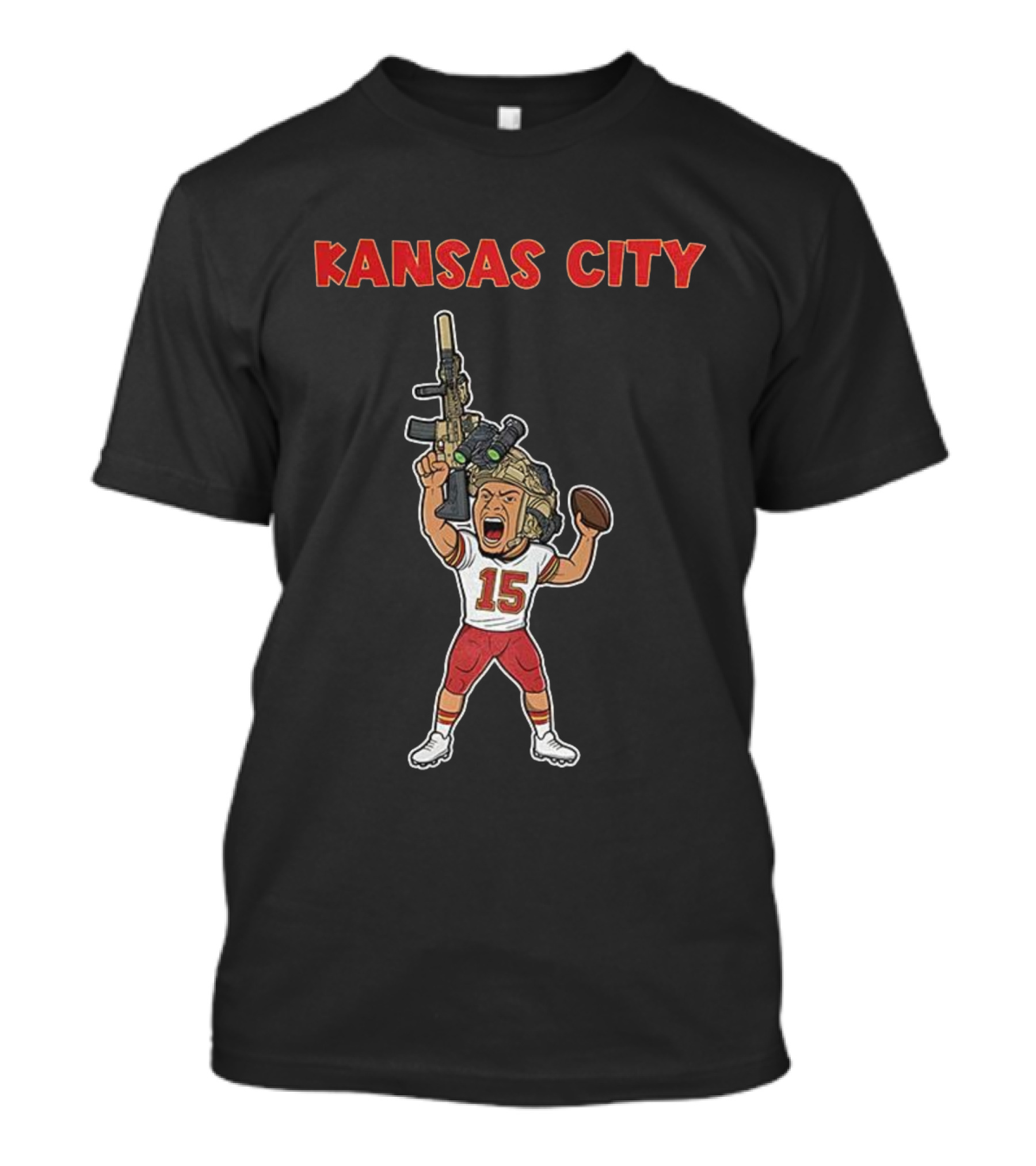 Patrick Mahomes Kansas City Chiefs Soldier Football T-Shirt