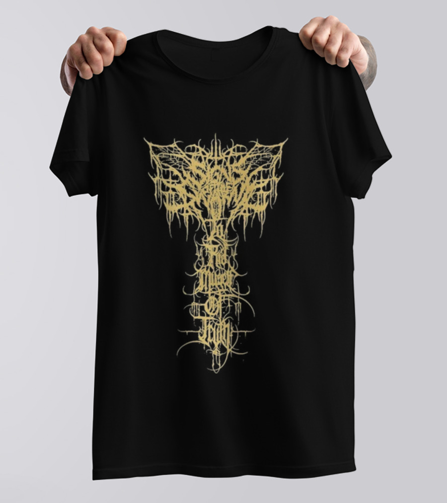 Signs Of The Swarm To Rid Myself Of Truth Gold Foil Design T-Shirt