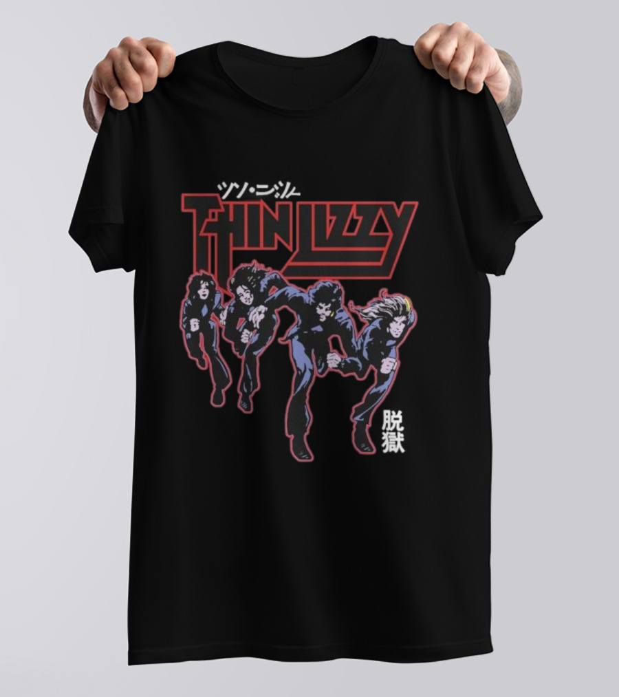 Thin Lizzy Jailbreak Explosion Band Album Art T-Shirt