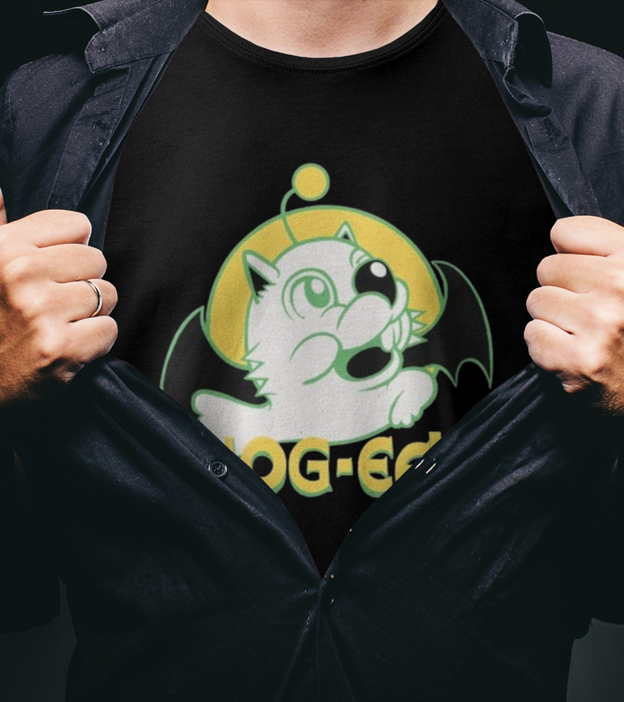 MOG-ee's 4thGEARy Bat Wing Creature Design T-Shirt