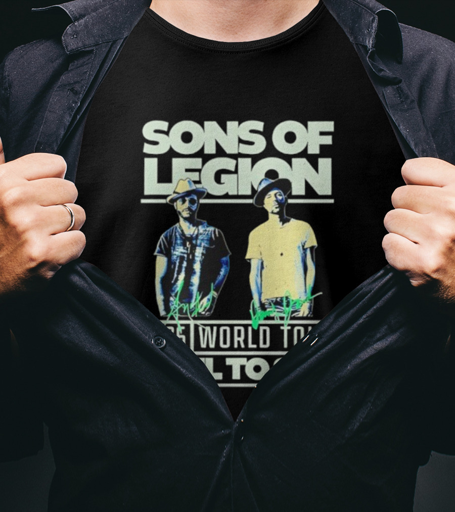 Sons Of Legion 2026 World Tour Soul To SoL Adam McInnis And Daddy Jack T-Shirt