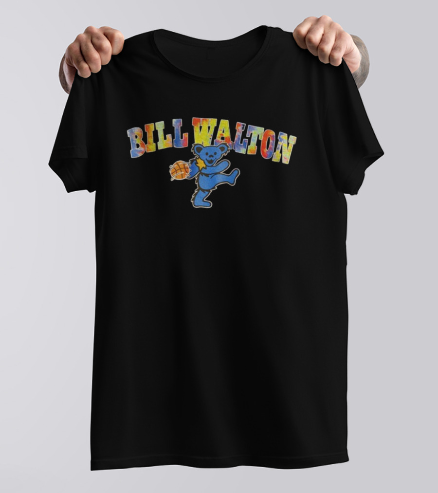 Bill Walton Grateful Bear Tie Dye Basketball UCLA Bruins T-Shirt