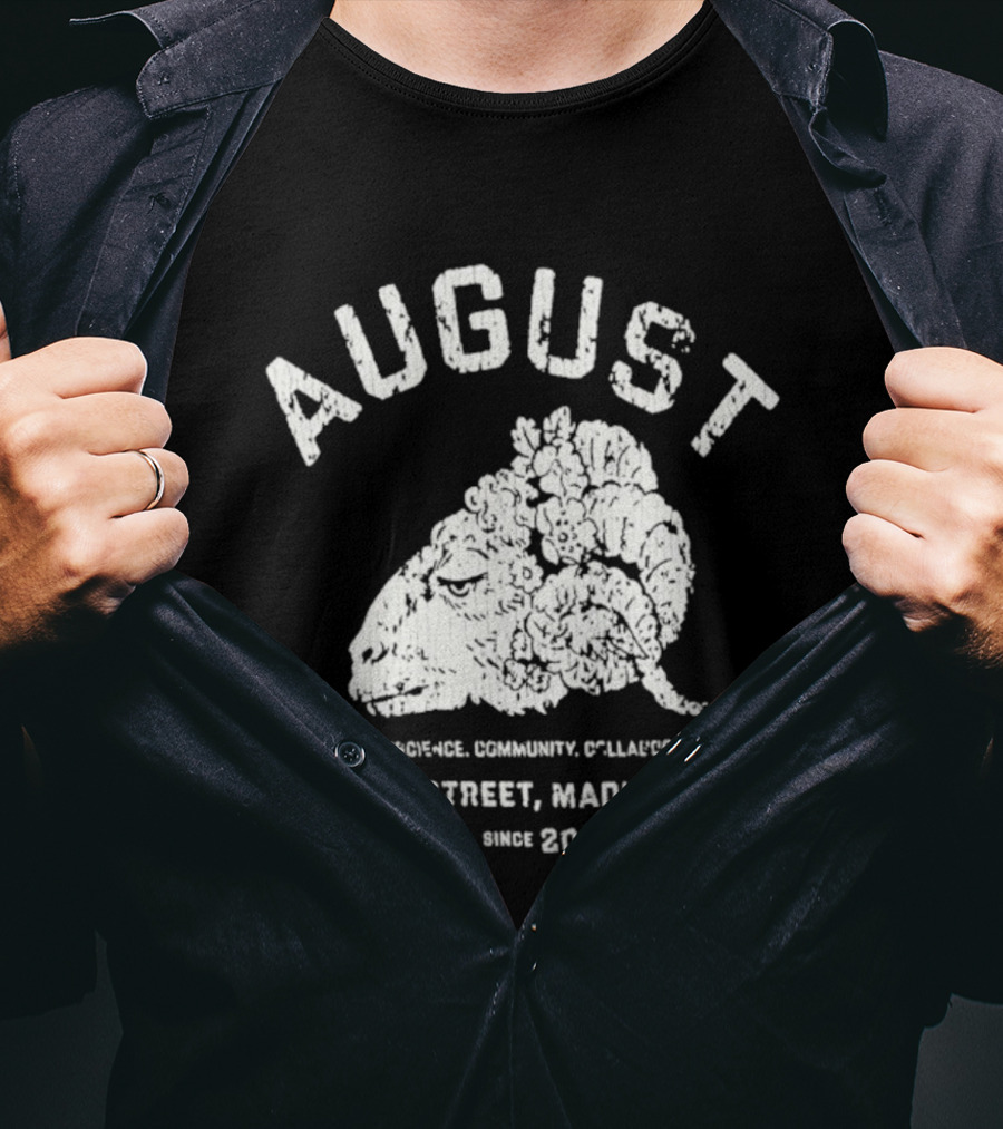 August 8 Year Anniversary Rams Head State Street Madison WI Since 2017 T-Shirt