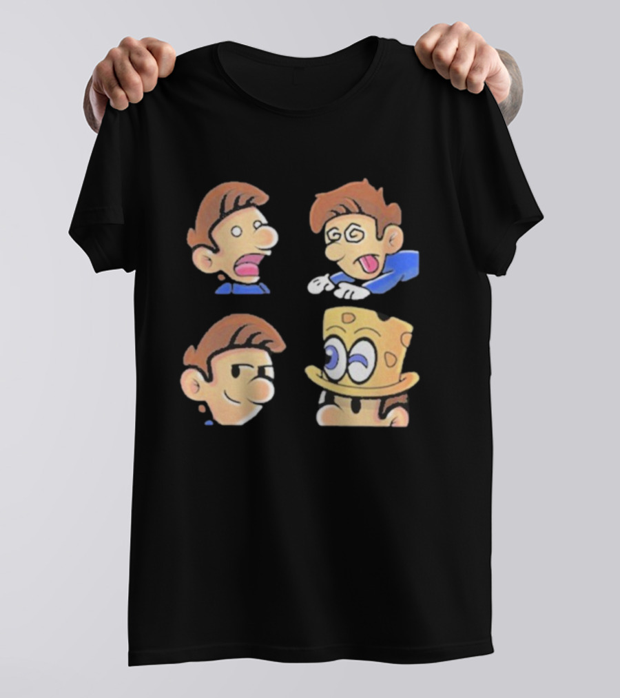 Dave The Many Faces Cartoon Expressions DGR Hat T-Shirt